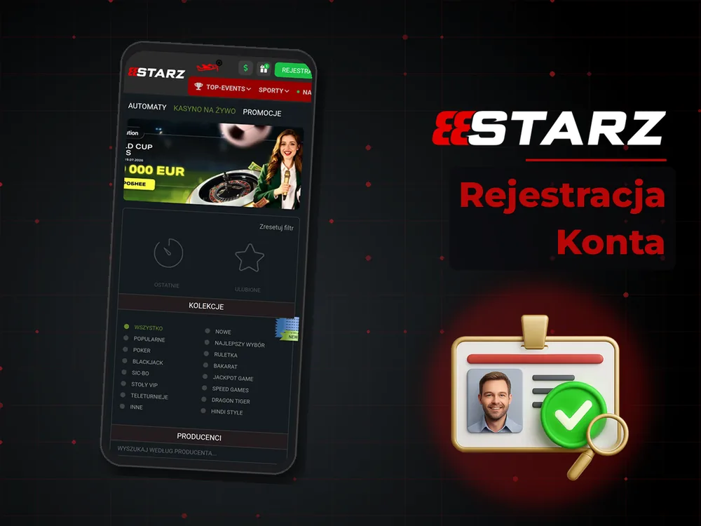 888starz - Rejestracja Konta