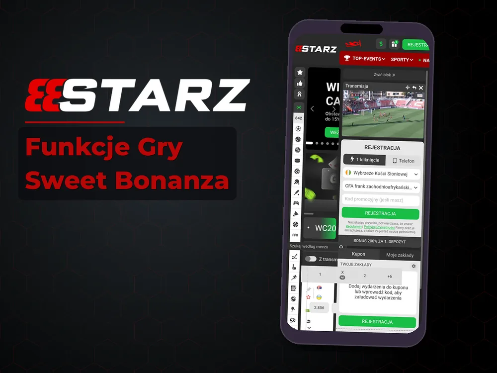 888starz - Funkcje Gry Sweet Bonanza