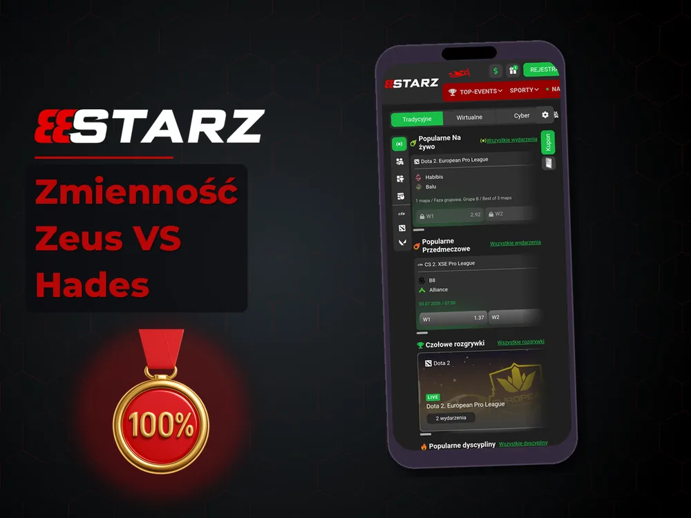 888starz - Zmienność Zeus VS Hades