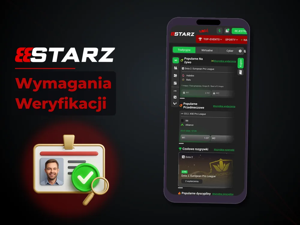 888starz - Wymagania Weryfikacji
