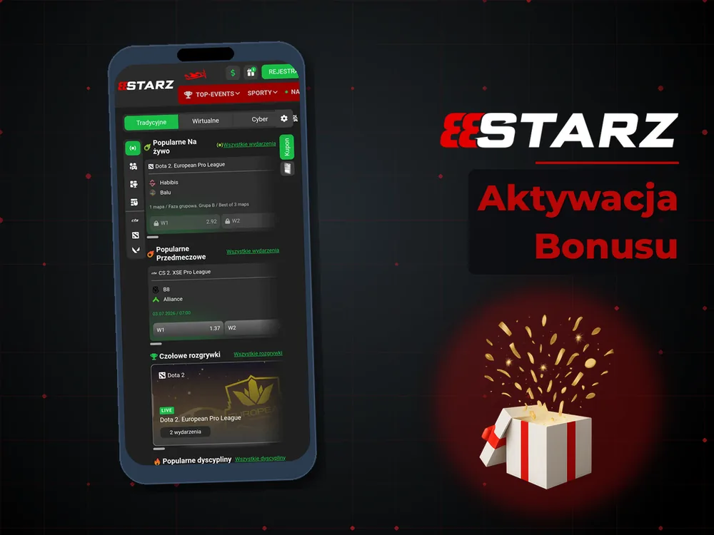 888starz - Aktywacja Bonusu