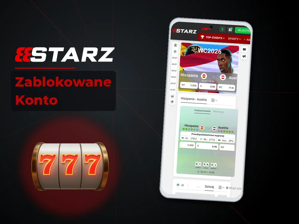 888starz - Zablokowane Konto