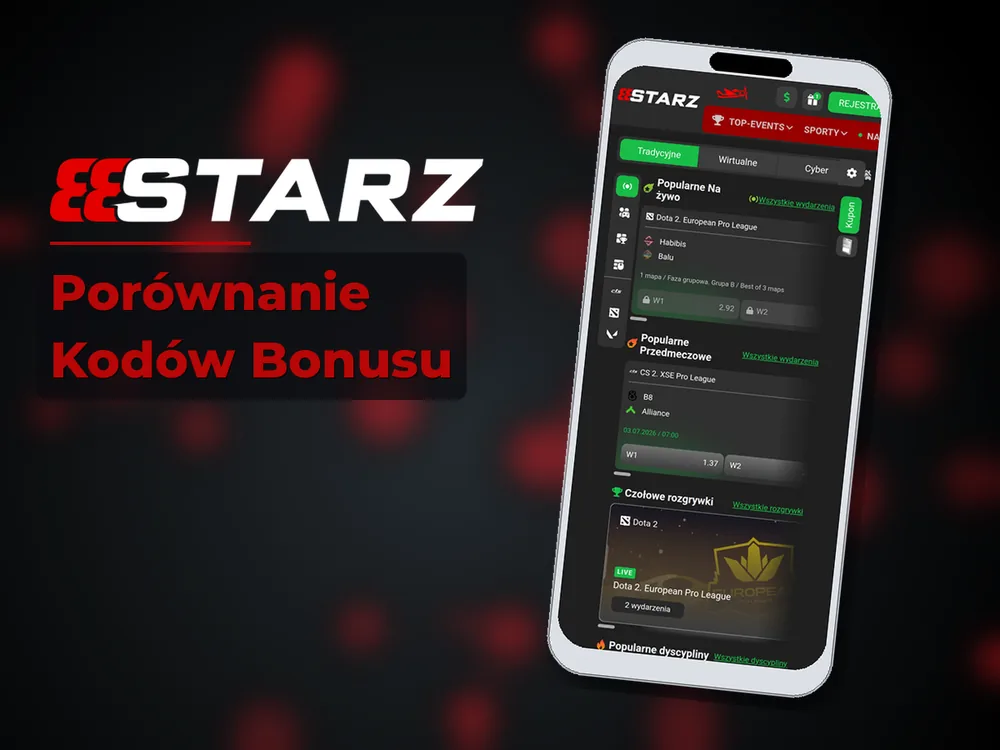 888starz - Porównanie Kodów Bonusu