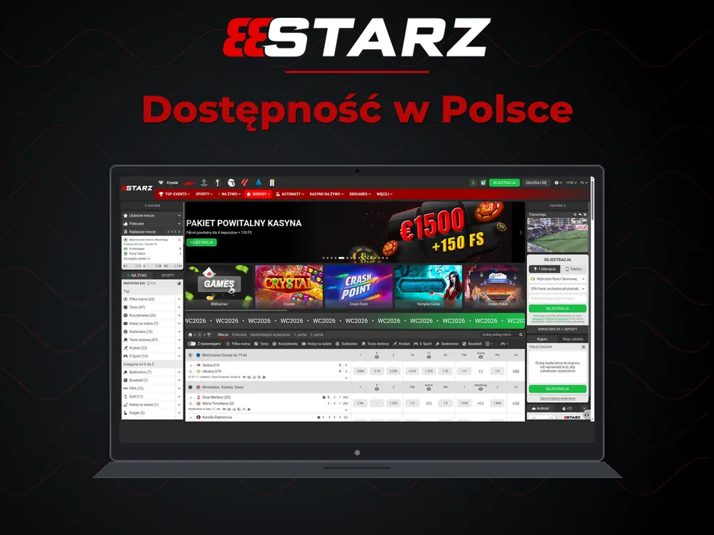888starz - Dostępność w Polsce