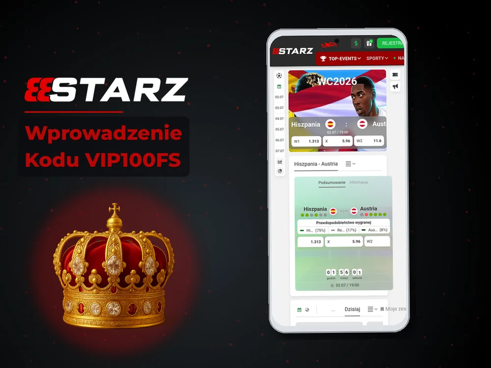 888starz - Wprowadzenie Kodu VIP100FS