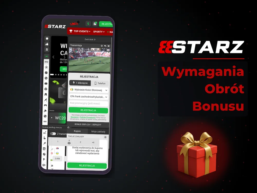 888starz - Wymagania Obrót Bonusu