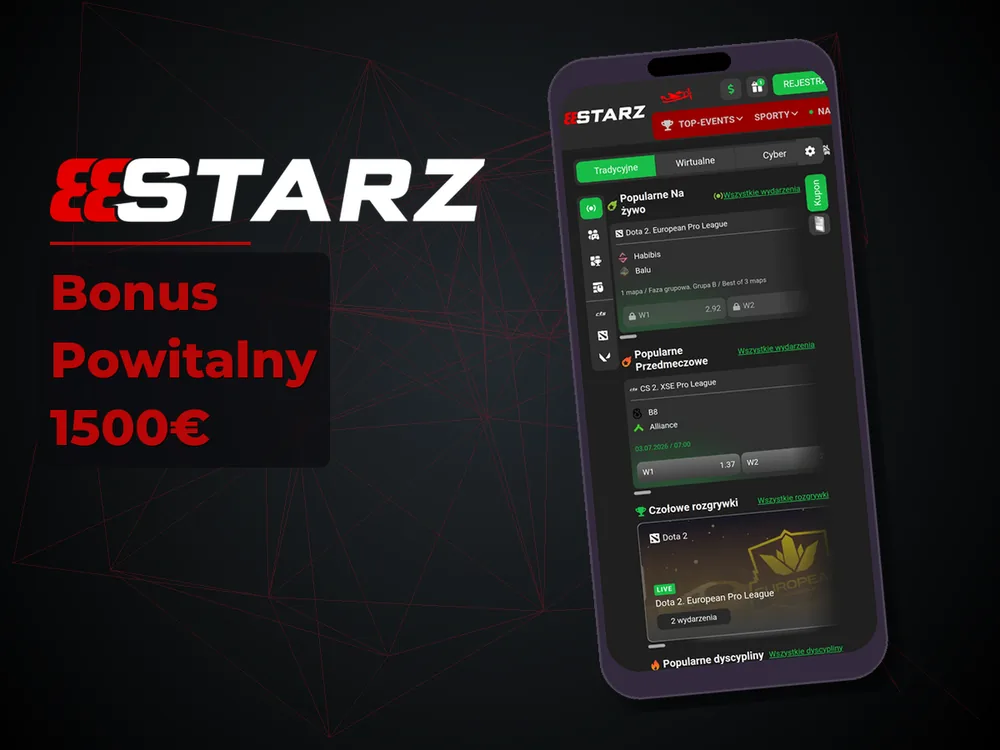 888starz - Bonus Powitalny 1500€