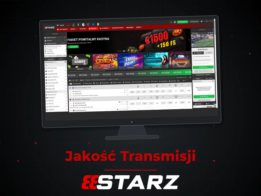 888starz - Jakość Transmisji