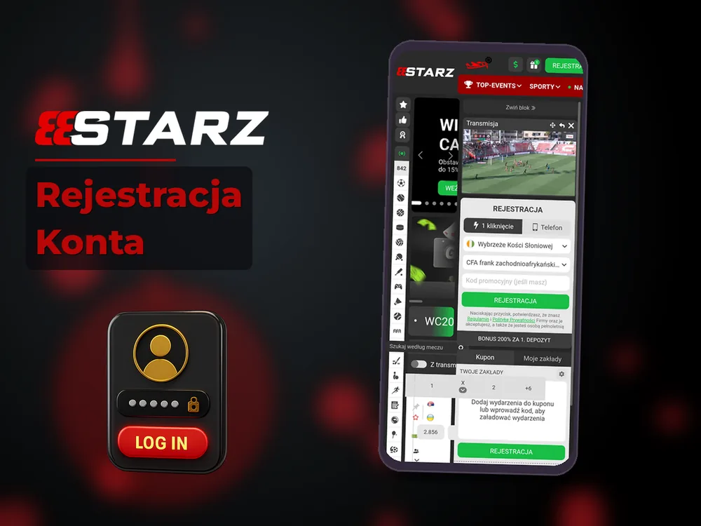 888starz - Rejestracja Konta