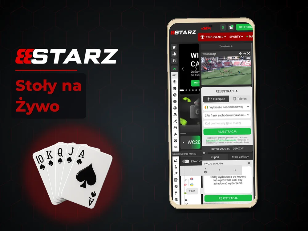 888starz - Stoły na Żywo