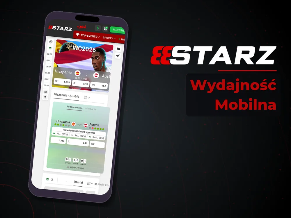 888starz - Wydajność Mobilna