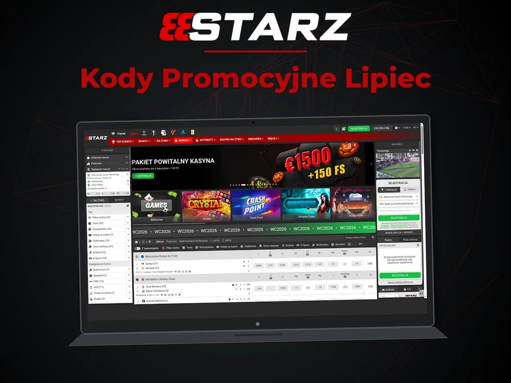 888starz - Kody Promocyjne Lipiec