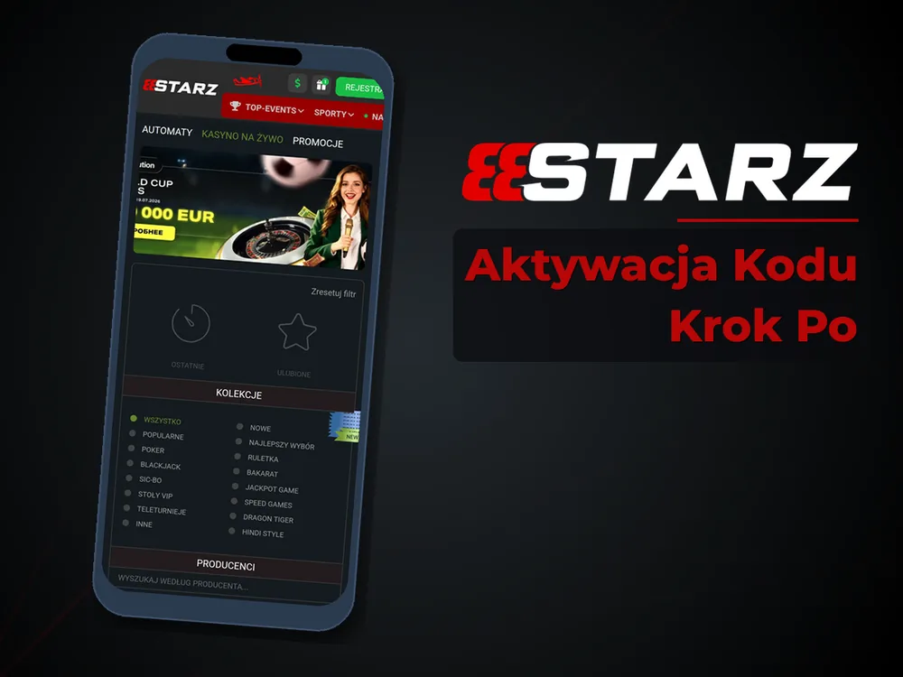 888starz - Aktywacja Kodu Krok Po