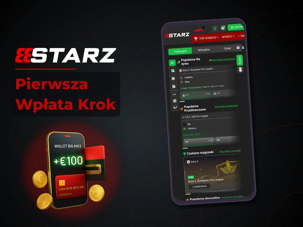 888starz - Pierwsza Wpłata Krok