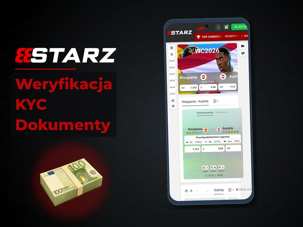888starz - Weryfikacja KYC Dokumenty